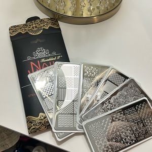 Nail stamp plates by twinkle 6 new no box